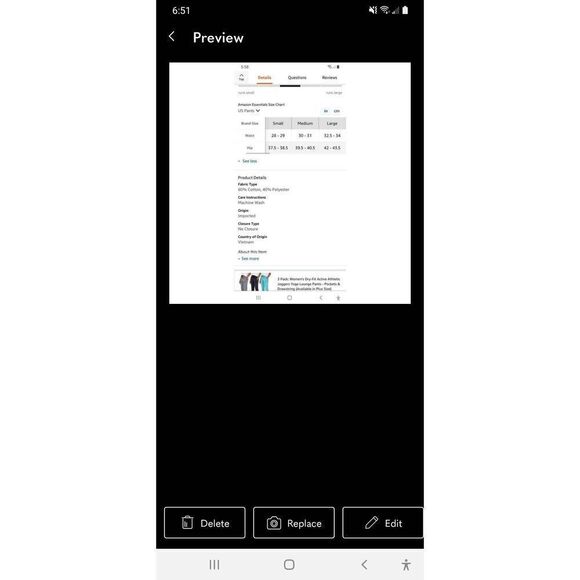 New Medium Amazon Essentials Chestnut Brown Casual Athletic Joggers Loungewear - Picture 5 of 5